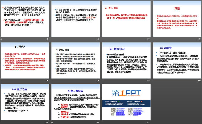 《谈谈“学习方法”》PPT