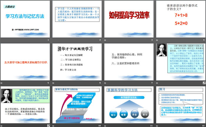 《学习方法与记忆方法》PPT