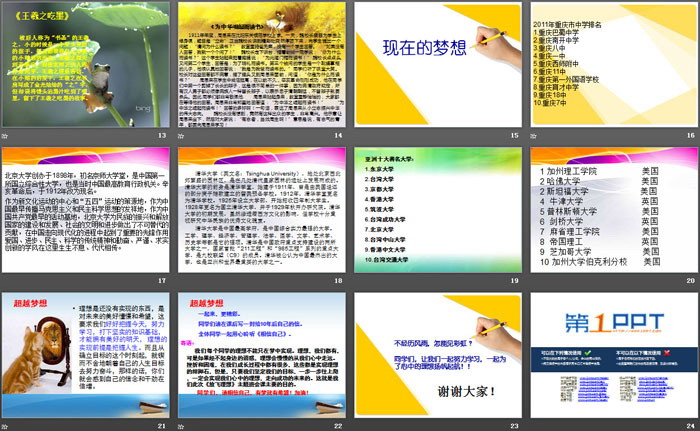 《放飞理想》PPT