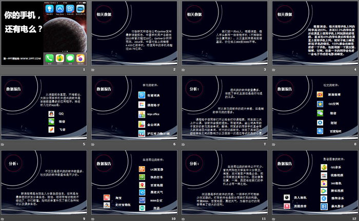 《你的手机，还有电么？》PPT