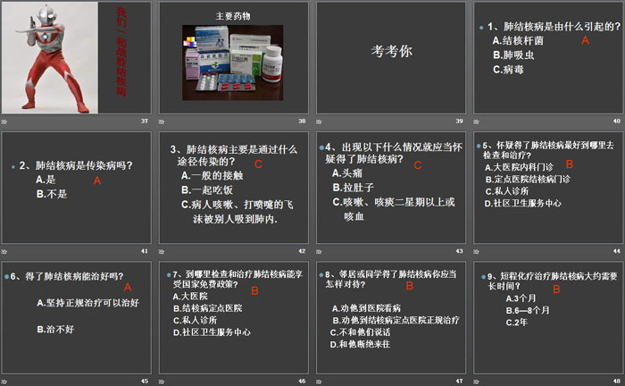 《结核病预防主题班会》PPT