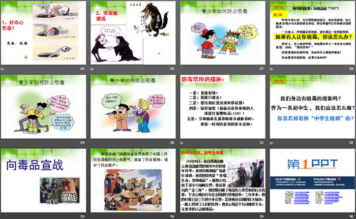 《远离毒品》PPT