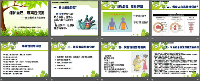 《保护自己，远离性侵害》PPT