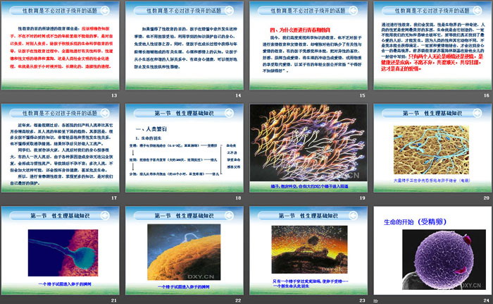 《青春期性教育知识》PPT