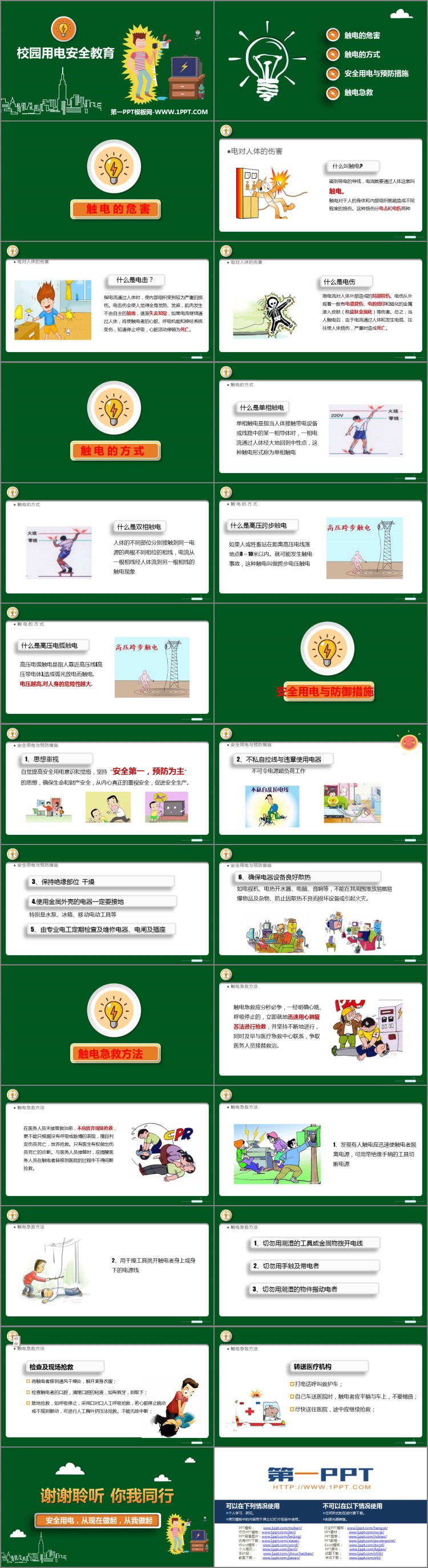 《校园用电安全教育》PPT班会课件