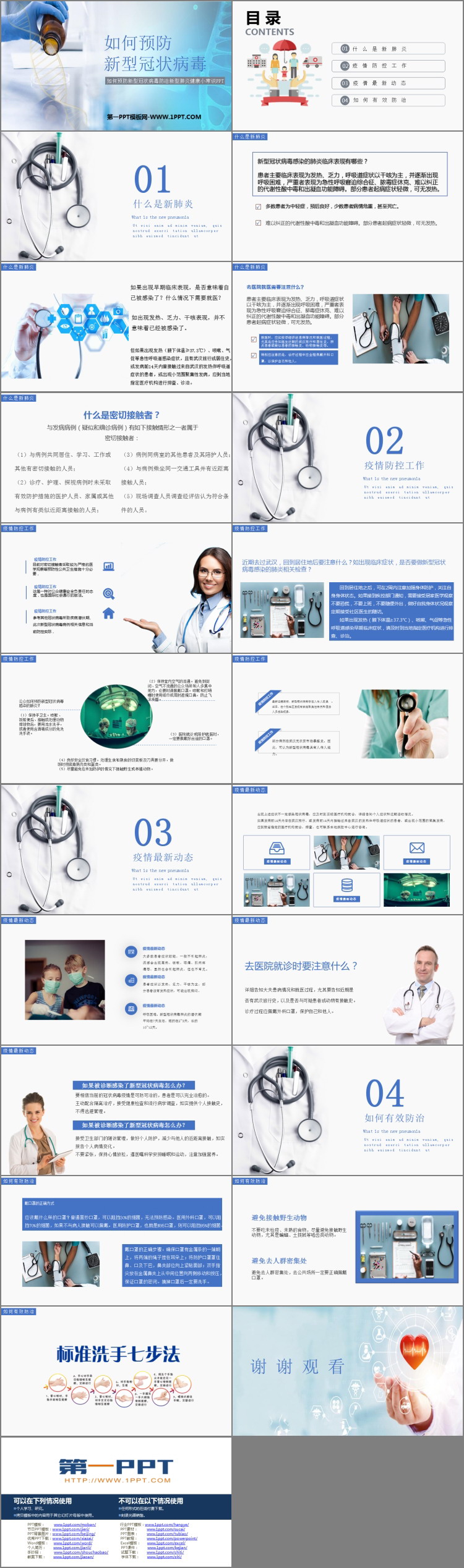 《如何预防新型冠状病毒》PPT班会课件