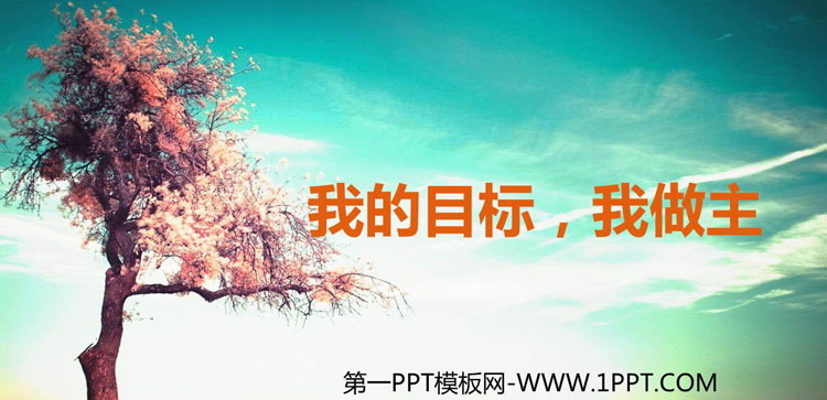 《我的目标，我做主》PPT班会课件