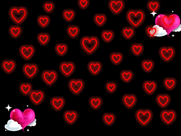 献给爱人情人的闪闪红心动态素材2
