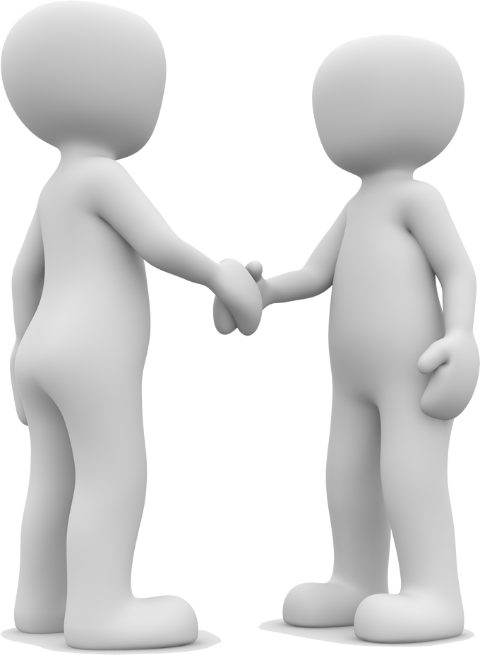 3D小人握手