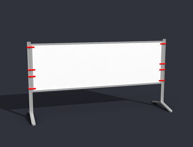 宽幅广告牌白板素材