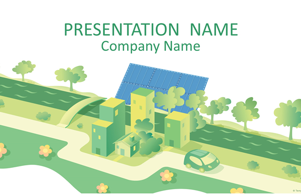 城市生活和谐环境公益ppt模板