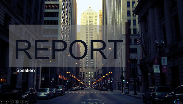 宣讲 演讲类时尚大气扁平化ppt模板