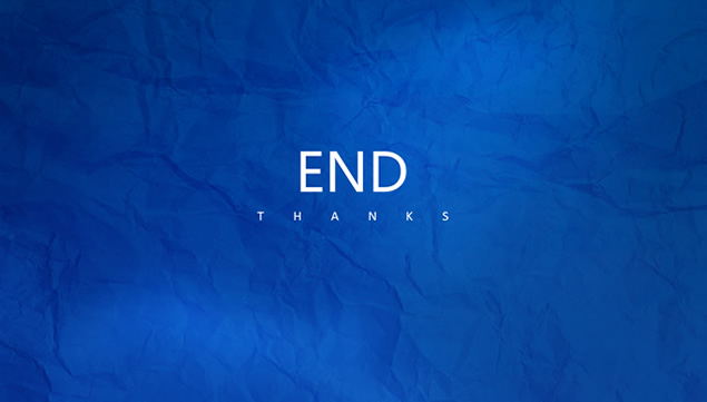 漂亮的蓝色经典2014年终工作总结汇报动态ppt模板