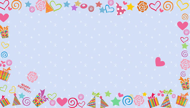 宝贝生日PPT模板3