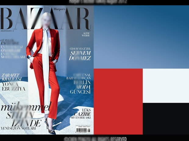 色彩搭配优秀女性时尚类ppt模板