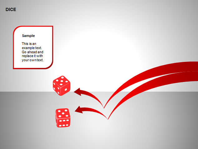 骰子创意设计ppt模板