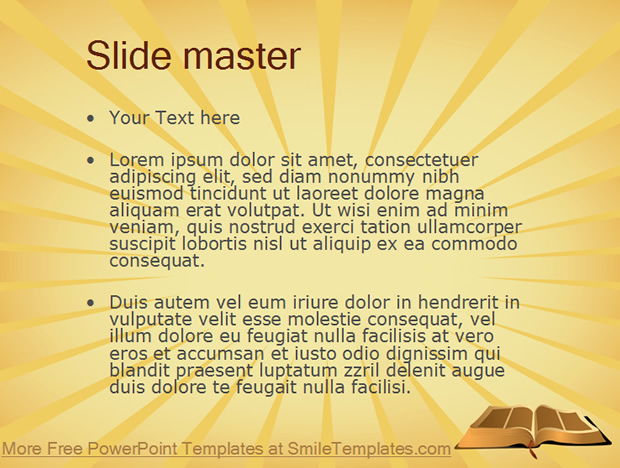 圣经 十字架PPT模板