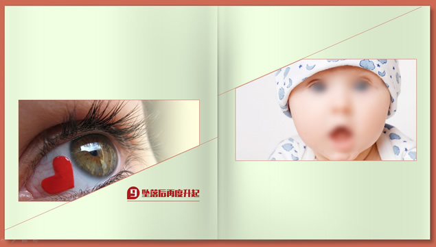 《小故事，大道理》翻开书背景ppt模板