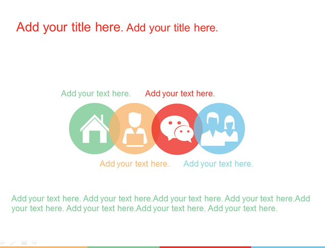 蓝色三角立体背景2015年多彩清新商务季度汇报ppt模板