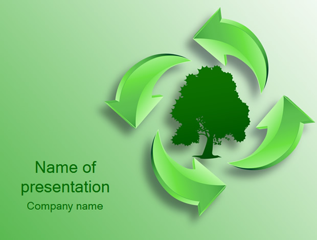 环保主题公益ppt模板