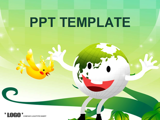 保护环境关爱地球公益ppt模板