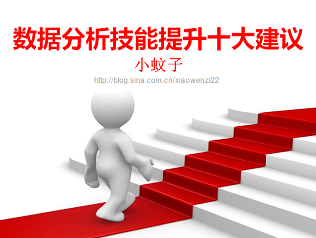 数据分析技能提升十大建议ppt模板