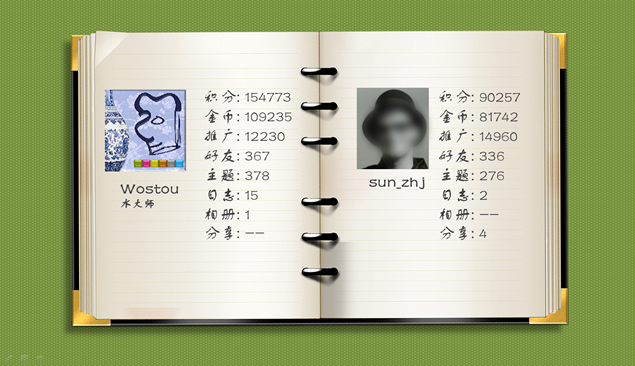 翻开一本书人物介绍ppt模板2