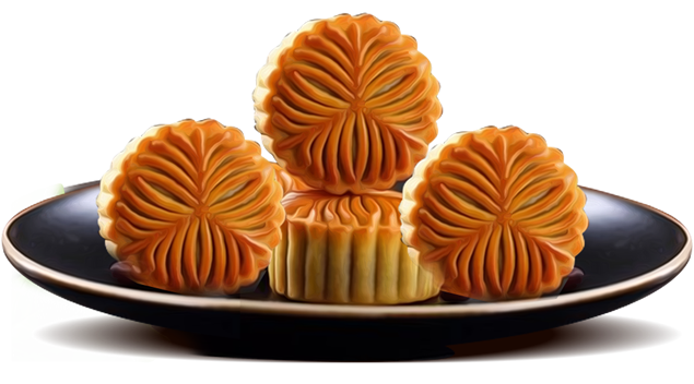 中秋节月饼高清免抠图（9张）