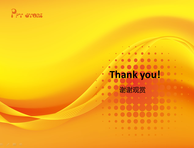圆形网点炫丽背景金色工作总结汇报ppt模板