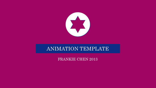 一根线贯穿内容始末的无缝接简洁创意动画ppt模板