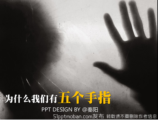 为什么我们有五个手指——秦阳ppt作品