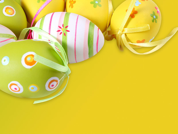 黄绿色彩蛋ppt模板