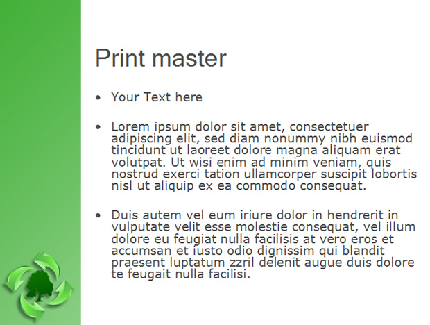 环保主题公益PPT模板