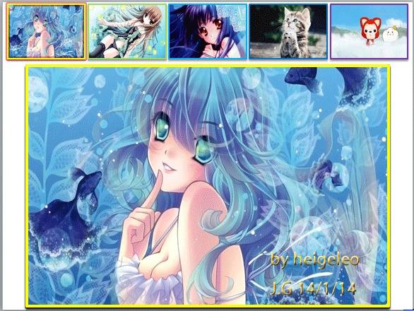 多张图片无序点击展示放大细节图ppt教程