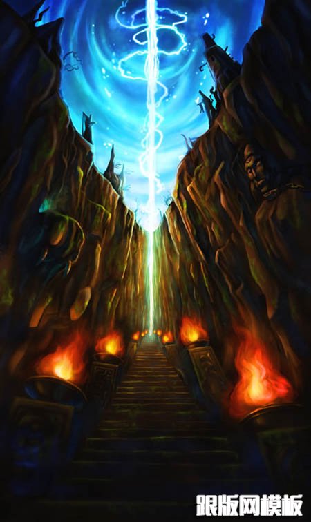 PS鼠绘超酷的游戏场景