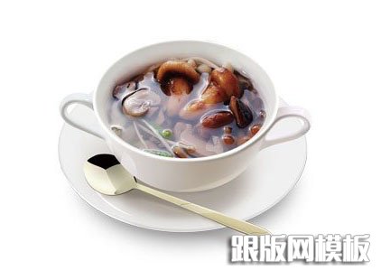 PS鼠绘光亮的白色陶瓷碗碟