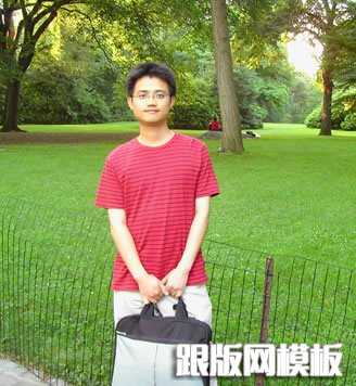 PS按照真人照片制作搞笑的大头卡通漫画