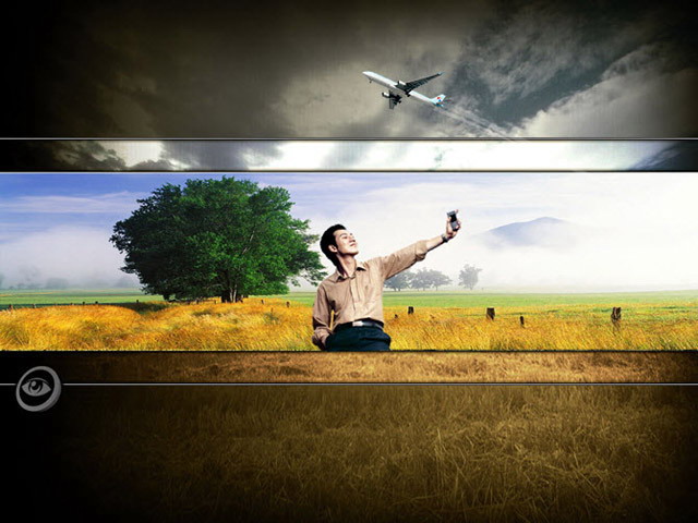 玻璃质感的个人简介PPT模板下载