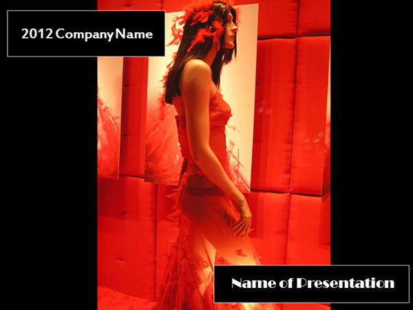 服装设计背景时尚艺术PPT模板下载