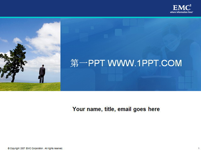 国外公司培训PPT模板下载