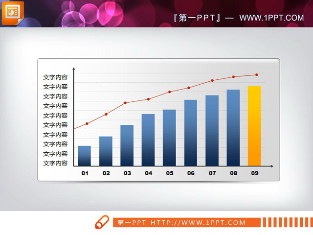 数据分析PPT常用折线图素材