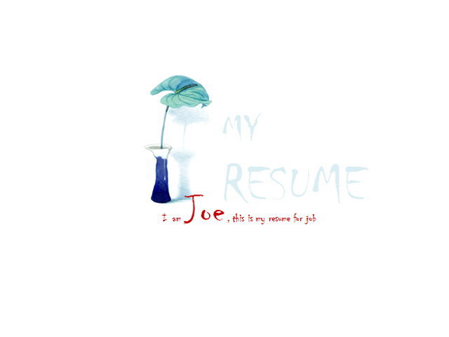 有趣的自我介绍个人简历PPT下载