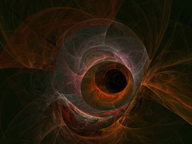 抽象黑洞PowerPoint背景图片下载