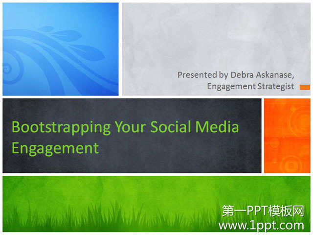 动态卡通PowerPoint模板下载