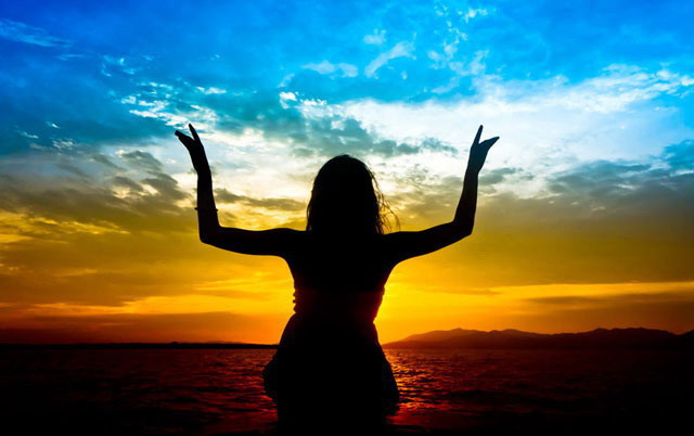 一组精美的与天空有关的幻灯片背景图片