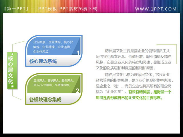 精美的并列关系PPT文本框素材