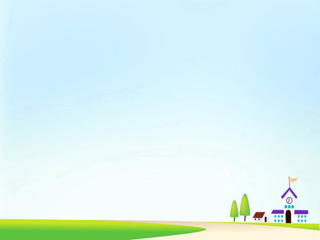 清新卡通幻灯片背景图片下载