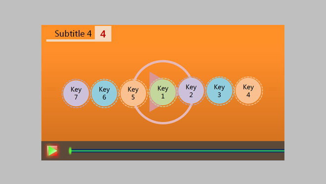 时尚播放器背景的动态幻灯片模板下载