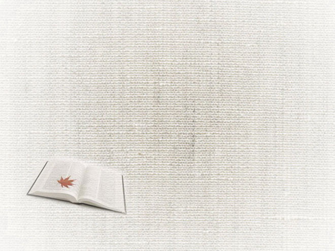 简洁白色书本课本幻灯片背景模板下载