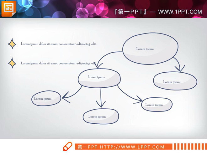 清新卡通手绘PPT图表下载